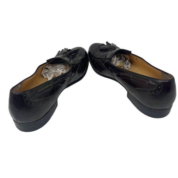 Salvatore Ferragamo mens Vintage wing tip oxfords US 11.5D BoxH brown - Picture 4 of 8